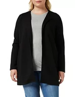 Marynarki i żakiety damskie - VILA CLOTHES VINAJA New Long JKT blezer damski, czarny (Black), 40 (rozmiar producenta: L), czarny (czarny), L - miniaturka - grafika 1