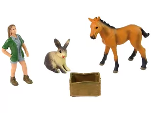 Zestaw Figurek Koń Jasny Zwierzęta. - Figurki dla dzieci - miniaturka - grafika 2