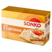 Pieczywo chrupkie - Sonko Pieczywo lekkie ze słonecznikiem - miniaturka - grafika 1