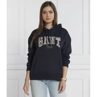 Bluzy damskie - Gant Bluza | Regular Fit - miniaturka - grafika 1