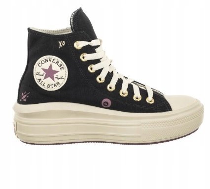 Buty Trampki Damskie Converse Move A07136C Czarne Rozmiar 37.5