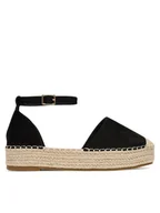 Espadryle damskie - DeeZee Espadryle WSS990-215 Czarny - miniaturka - grafika 1