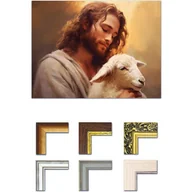 Ikony i obrazy sakralne - Obraz Dobry Pasterz - miniaturka - grafika 1