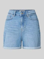 Spodenki damskie - Szorty jeansowe o kroju relaxed fit z mieszanki bawełny model ‘JOSEPHINE’ - miniaturka - grafika 1