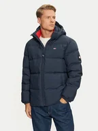Kurtki męskie - Tommy Jeans Kurtka puchowa Essential DM0DM19786 Granatowy Regular Fit - miniaturka - grafika 1