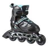 Rolki - Nils EXTREME NA11002 CZARNO/NIEBIESKIE ROZM. M (35-38) ŁYŻWOROLKI EXTREME - miniaturka - grafika 1