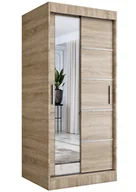 Szafy - Szafa przesuwna w kolorze dąb sonoma T4-C05 - miniaturka - grafika 1