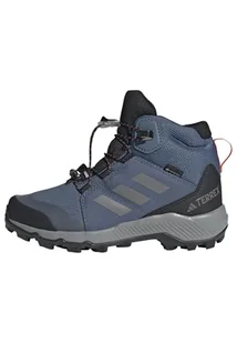 adidas Uniseks - dzieci Terrex Mid GORE-TEX Hiking Shoes Kids, Wonder Steel/Grey Three/Semi Impact Orange, 29 EU - Buty dla chłopców - miniaturka - grafika 1