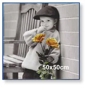 Ramki na zdjęcia - Rama aluminiowa do plakatu 50x50cm, granatowa / ARTVIC - miniaturka - grafika 1