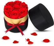 Dekoracje domu - Flower Box z 7 Prawdziwych Róż - miniaturka - grafika 1