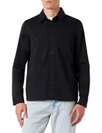 Koszule męskie - Seidensticker Męska koszula z długim rękawem, regularny krój, ciemnoniebieska, XXL, granatowy, XXL - miniaturka - grafika 1