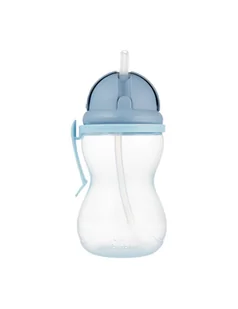 Canpol Bidon ze składaną rurką 370ml 56/113blu - Kubki dla dzieci - miniaturka - grafika 1