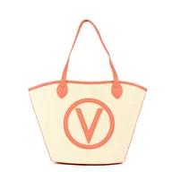 Torby i wózki na zakupy - Valentino by Mario Valentino Torba shopper Valentino Bags Covent beżowy/brązowy - bawełna Torby na zakupy 1 ct różowe złoty Damski - miniaturka - grafika 1