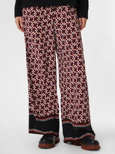 Tommy Hilfiger - Spodnie damskie, czerwony|niebieski - Spodnie sportowe damskie - miniaturka - grafika 1