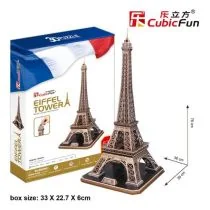 CubicFun cubicfun 3d puzzle The Eiffel Tower  Paris - Puzzle - miniaturka - grafika 1