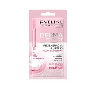 Eveline Derma Expert Regeneracja & Lifting maska bankietowa do twarzy 8ml - Maseczki do twarzy - miniaturka - grafika 1