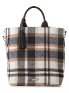 Torebki damskie - Suri Frey - Damska torba shopper  Shanty, niebieski|brązowy - miniaturka - grafika 1