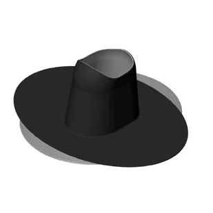 VILPE kołnierz - collar EPDM - Akcesoria i części do okapów - miniaturka - grafika 1