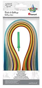 Zestaw do quillingu paski + igła mix 150szt - Masy plastyczne - miniaturka - grafika 1