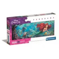 Puzzle - Puzzle 1000 Panorama Disney Little Mermaid Clementoni - miniaturka - grafika 1