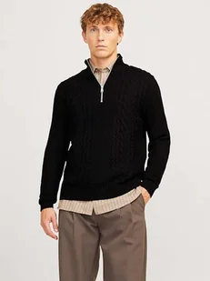 Jack & Jones Sweter w kolorze czarnym - Swetry męskie - miniaturka - grafika 1
