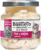 Mokra karma dla kotów - Basttet'o Holistic filet z indyka w galerecie dla kociąt 130g - miniaturka - grafika 1