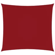 Parasole ogrodowe - vidaXL Kwadratowy żagiel ogrodowy, tkanina Oxford, 3x3 m, czerwony 135632 - miniaturka - grafika 1