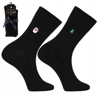 Skarpetki męskie - SKARPETY ŚWIĄTECZNE Męskie PREZENT NA ŚWIĘTA Skarpetki 2-PAK MORAJ 39-42 - miniaturka - grafika 1