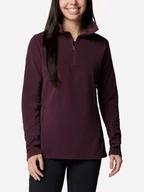 Bluzy damskie - Bluza damska nierozpinana streetwear Columbia Glacial IV 1/2 Zip 1802201606 L Bordowa (195981267716) - miniaturka - grafika 1