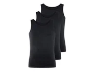 Koszulki męskie - LIVERGY® Podkoszulki męskie z bawełny, 3 sztuki (Czarny, 6/L) - miniaturka - grafika 1