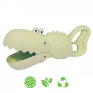 Zabawki do piasku - WOOPIE GREEN Krokodyl Łopatka Zbierak do Piasku i Wody Zielona BIODEGRADOWALNY ORGANICZNY MATERIAŁ - miniaturka - grafika 1