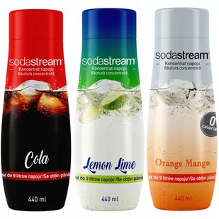 Sodastream Syropy Cola Lemon-lime Orange-mango - Syropy i koncentraty owocowe - miniaturka - grafika 1