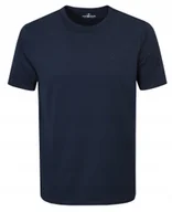 Koszulki męskie - T-SHIRT Męski Koszulka Bawełniana z Elastanem VOLT GRANATOWY 2XL Pako Jeans - miniaturka - grafika 1