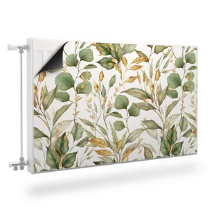 Magnetyczna OSŁONA Grzejnika Akwarelowe Liście Rośliny Natura 90cm x 60cm - Dekoracje domu Magnetyczna OSŁONA Grzejnika Akwarelowe Liście Rośliny Natura 90cm x 60cm - Dekoracje domu - miniaturka - grafika 1