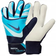 Piłka nożna - Rękawice Nike Match Jr FJ4864-420 niebieski 4 - miniaturka - grafika 1