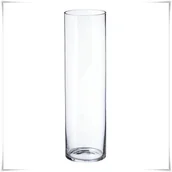 Wazony i flakony - Wysoki wazon szklany cylinder H-60 cm D-15 cm zatapiany - miniaturka - grafika 1