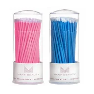 Sztuczne rzęsy i akcesoria - Microaplikatory do rzęs microbrush | 100 sztuk - miniaturka - grafika 1