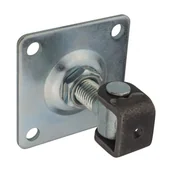 Inne materiały budowlane - Zawias regulowany 20mm z szyldem 100x100 mm ocynkowany - miniaturka - grafika 1