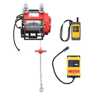 Podnośniki - VidaXL Elektryczna wciągarka rusztowaniowa, 500 kg, 230 V 146509 VidaXL - miniaturka - grafika 1