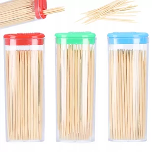 Wykałaczki do koreczków przekąsek drewniane 3x80 - Pozostałe akcesoria kuchenne Wykałaczki do koreczków przekąsek drewniane 3x80 - Pozostałe akcesoria kuchenne - miniaturka - grafika 1