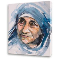 Ikony i obrazy sakralne - Obraz religijny na płótnie Święta Matka Teresa - miniaturka - grafika 1