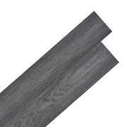 Panele podłogowe - shumee Samoprzylepne panele z PVC 5,21 m 2 mm czarno białe - miniaturka - grafika 1