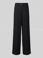 Spodnie damskie - Spodnie materiałowe z wpuszczanymi kieszeniami w stylu francuskim model ‘PHOEBE’ - miniaturka - grafika 1