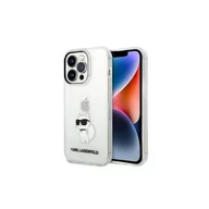 Etui i futerały do telefonów - Karl Lagerfeld Nakładka do iPhone 14 Pro Max 6,7" KLHCP14XHNCHTCT transparentna hardcase Ikonik Choupette - miniaturka - grafika 1