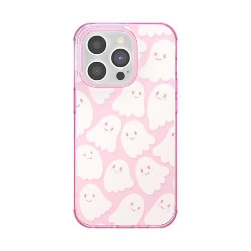 PopSockets Etui do iPhone'a 14 Pro z MagSafe, etui na telefon iPhone 14 Pro, uchwyt sprzedawany oddzielnie, kompatybilne z bezprzewodowym ładowaniem - Kawai Ghosties