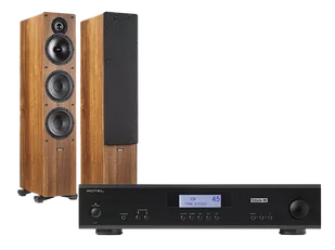 Rotel A11 Tribute (czarny) + Tesi 661 (orzech) - Zestawy stereo - miniaturka - grafika 1
