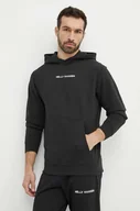 Bluzy męskie - Helly Hansen bluza męska kolor czarny z kapturem z aplikacją 53533 - miniaturka - grafika 1