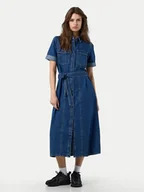 Sukienki - Noisy May Sukienka jeansowa Gret 27030824 Niebieski Loose Fit - miniaturka - grafika 1