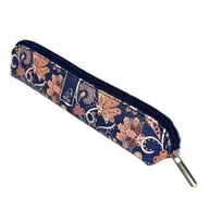 Piórniki - Bee-bee Piórnik mini Paisley Kwiaty blue - - miniaturka - grafika 1
