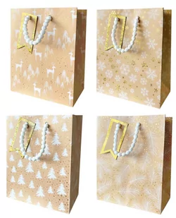 Kukartka, Torba QXL-214 BN Kraft z593 - Opakowania i torebki na prezenty - miniaturka - grafika 1